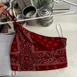 SheIn One Shoulder Bandana Tank Photo 1