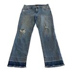 Kut From The Kloth Reese Ankle Straight Jeans Distressed size 10 Photo 0