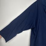 Ralph Lauren  Women’s Tunic Top 2X Navy Blue V-Neck 3/4 Sleeve Plus Size Blouse Photo 1