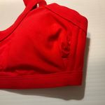 Xhilaration  Juniors Sz M Bikini Top Red Ribbed Photo 2