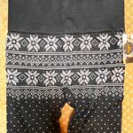 Avia  Fair Isle Black Seamless Leggings SZ L 12/14 Cabin Activewear Winter Skiing Photo 4