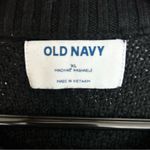 Old Navy NWT  Black Jack Knit Pullover 100% Cotton  Crewneck Sweater Size XL Photo 5