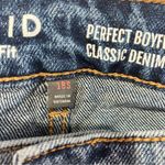Torrid perfect boyfriend ankle jeans raw hem classic denim size 16S Photo 4