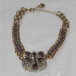 Betsey Johnson Betsy Johnson Fox Princess Necklace with Purple Fox Pendant Photo 2