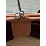 Kate Landry  Burgundy Wine Velvet Bow Evening Bag Photo 1