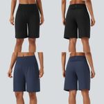 Halara  SoftlyZero Airy High Waisted Pockets Cool Touch Yoga Bermuda Shorts Photo 1