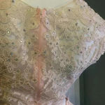 May Queen Couture Two Pieces Short Prom Dress With Precious Beads. Pink Size 8 Photo 10