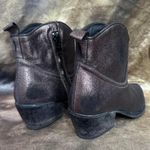 Moa Moa MoMa western cowboy ankle bronze brown pre distressed leather boots size 37 Photo 3