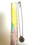 Lucky Brand Silver Tone Clear Crystal Daisy Pendant Necklace Brand Photo 5