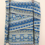 J. McLaughlin  Nicola Tiered Catalina Skirt – Blue & Green Photo 0