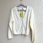 L'Academie L’Academie ivory knit sweater cardigan Large Photo 0