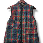 Appleseed's Petite PS‎ Plaid Quilted Zip Vest Tartan Puffer Fall Holiday Preppy Red Size undefined Photo 0