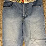 AGOLDE Rio Palm Tree Print Cuff Jeans Size 29 Y2K Photo 5