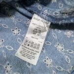 River Island NWT Denim Broderie Corset Top Photo 10