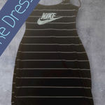Nike  Black Striped Dress Photo 0