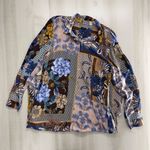 Talbots  printed long sleeve viscose dress 14 work career slimming soft loose fit Photo 3