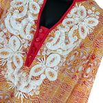 INDIKKA EMBROIDERED TUNIC SIZE L Orange Size L Photo 2