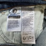 Levi's  Women’s Wedgie Straight 27 Jeans Size 27x27 Blue Denim Frayed Hem Used Photo 3