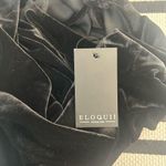 Eloquii nwt Black Velvet Strappy Midi Dress Size 20 Photo 9