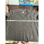 Burberry  Brit Brown Gold Mohair Silk Blend V Neck Long Sleeve Knit Sweater $495 Photo 9