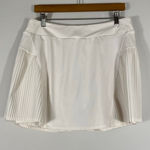 Nike  Dri-FIT White Pleated Tennis Skirt Skort – Size Large Photo 0