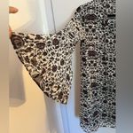 Chelsea28 shift dress long bell sleeve v-neck floral print lightweight Photo 3