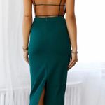 Hello Molly Cant Afford Me Midi Dress Dark Green Photo 3