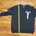 Ouija Women’s Medium Charcoal Gray Long Sleeve Crewneck Sweatshirt Cozy Goth New Photo 3