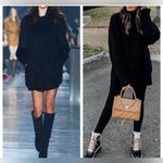 Studio 1940 3X- - NEW Studio 1886 Grey Cowel Neck Sweater Dress with pockets Photo 1