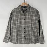 Madewell ‎ Plaid Westlake Shirt Button Front Grey Menswear Plaid Size XXS Photo 2