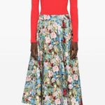 Alice + Olivia faux leather midi skirt. S Photo 8