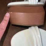 Sergio Rossi Gianni Bini, the Parrish Patent Strappy Platform Sandals Photo 5