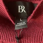 Banana Republic NWT BR Ribbed Vest Women Size Large Burgundy Photo 2