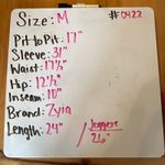 ZYIA Active Red Waffle Knit Henley Long Sleeve Top Joggers Set Medium Photo 5