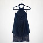 Finders Keepers  Fatal Attraction Dress Mesh Bottom Halter Black M Photo 2