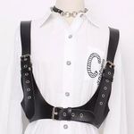 Black Harness Suspender Buckle Bondage New Photo 0