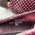 Isola  Abria Burgundy Snake ballet flats bow Designer comfort Round Toe slip on Photo 6