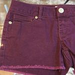 Aeropostale Blackberry Wine Cut-Off Shorts Photo 8