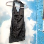 Vintage halter neck mini dress Black Photo 1