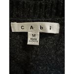 CAbi  Charcoal Gray Wool Blend Button Down Cardigan Sweater Vest w/Pockets Size M Photo 3
