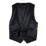 Vintage Genuine Leather Embroidered Patchwork Vest Women's Medium Tan Photo 4