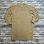 A New Day A.N.D.  Women's Cable Knit Sweater Dress XS Extra Small Tan Brown Cozy Photo 12