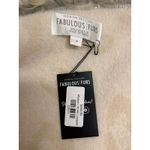 Donna Saylers Fabulous Furs NWT Long Cheetah Print Sweater w/ Faux Fur Collar M Tan Size M Photo 4