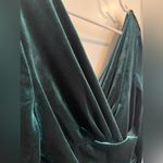 Eliza J Surplice V-Neck Long Sleeve Velvet Ruched Sheath Dress (size 6) Photo 5