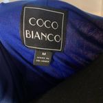 Coco Bianco Coco Bianca Multi Blue, Red & White Colored Dolman Sleeve Top Photo 3