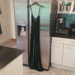 Reformation ππ Rimini Velvet Dress ~ Forest Green Small S NWT Photo 10