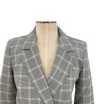 J.Crew Devon Blazer Plaid Italian Stretch Tollegno Wool Blend Gray Size 0P Photo 2