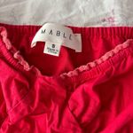 Red milkmaid corset lace top Photo 3