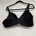Cacique  Black Full Coverage Underwire Balconette Bra Womens 46C Push Up Photo 4
