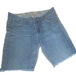 Paige Monte Boot Cutoff Shorts 30 Y2K Denimcore Raw Hem Made in USA Denimcore Photo 0